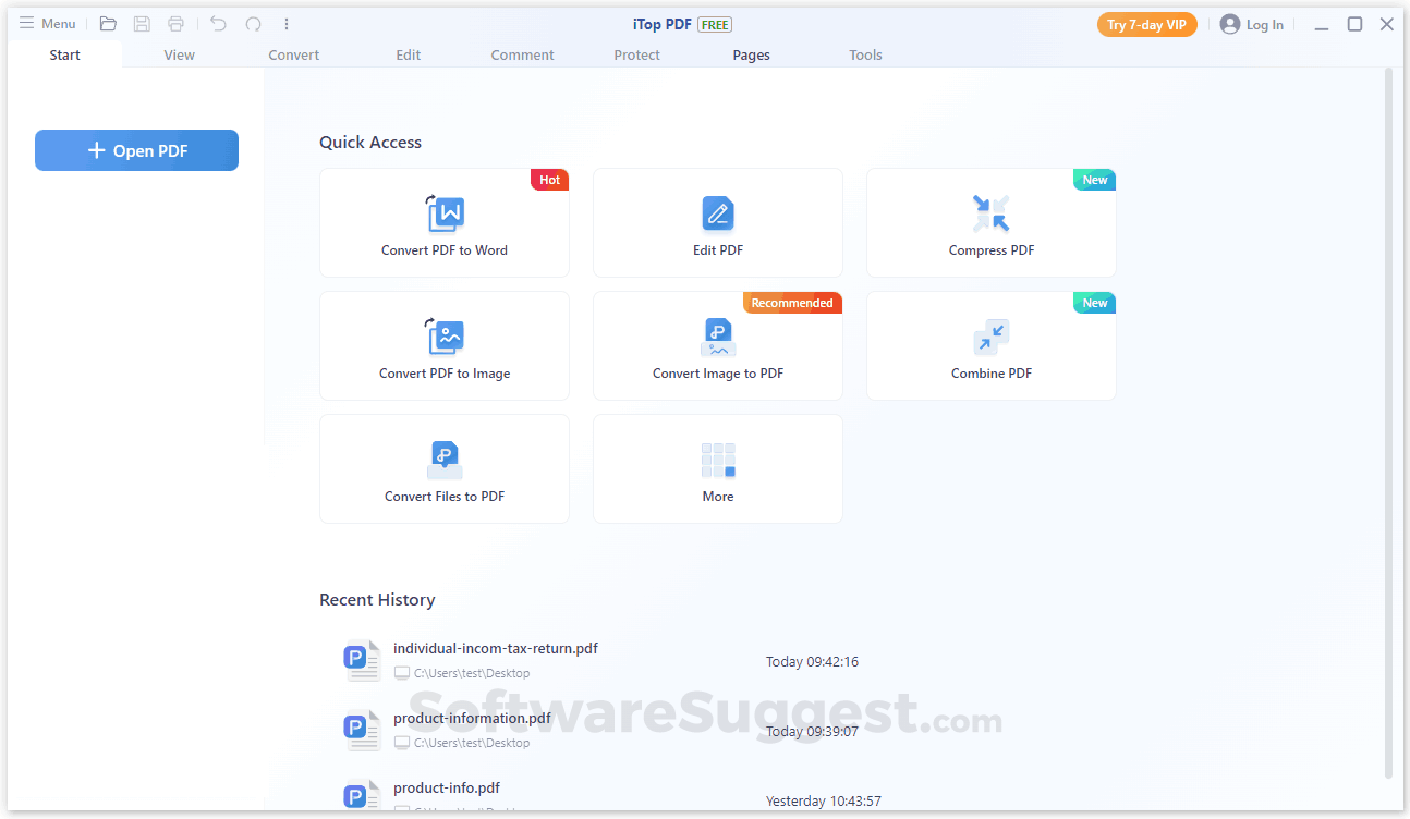 iTop PDF Screenshot1